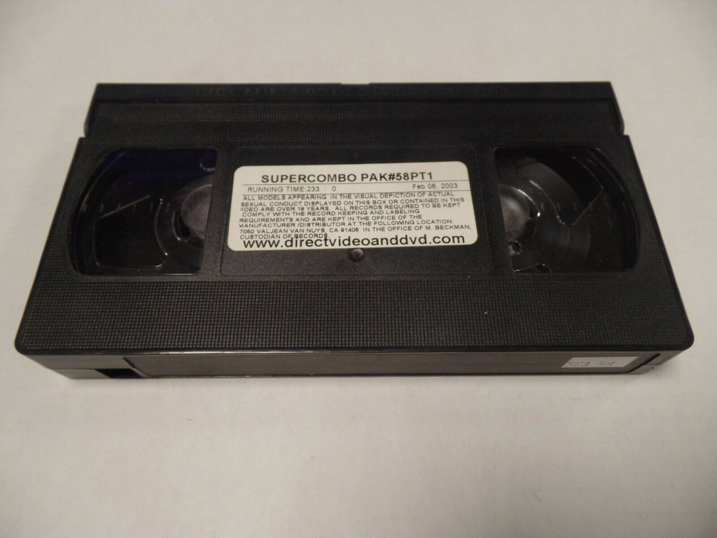 Super Combo Pak #58 Part 1 233mins 2003 Adult VHS 052719AMP3