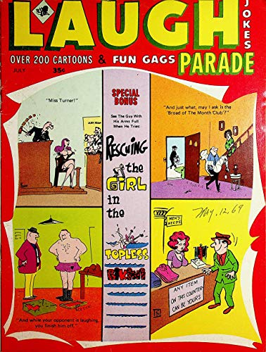 Laugh Parade Adult Vintage Magazine Over 200 Cartoons & Fun Gags July 1969