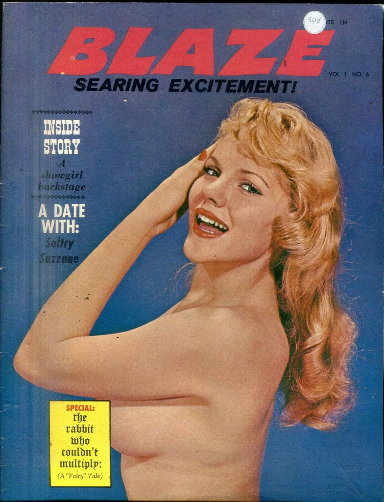 Blaze Busty Vintage Magazine Sultry Suzzane vol.1 #6 1960's 032019lm-ep - Used