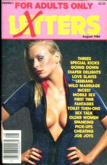 Unbranded X Letters Digest Threes, Lesbians, Spanking August 1984 020719lm-ep - Used