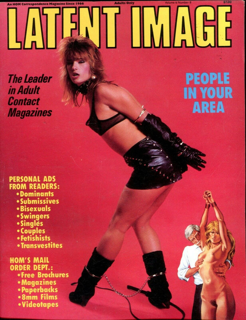 Latent Image Fetish Contact Magazine vol.6 #8 1998 by HOM 072519lm-ep2