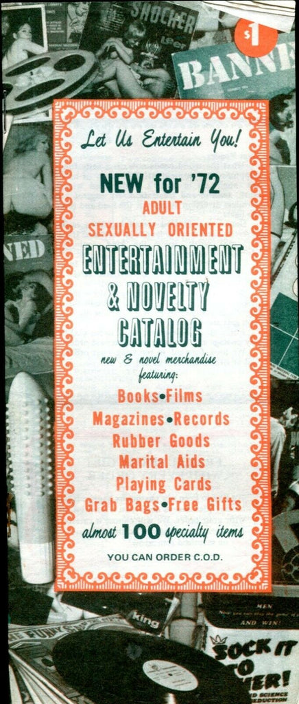 Sexually Oriented Entertainment & Novelty Catalog 1972 100719lm-ep