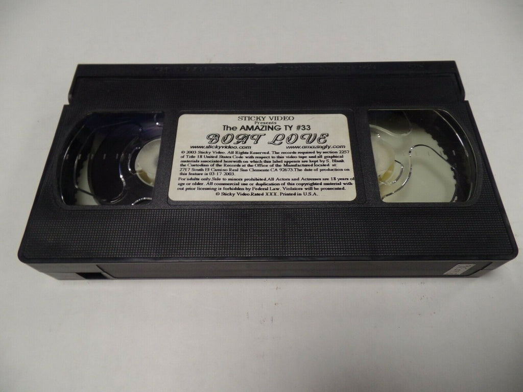 The Amazing Ty #33 Boat Love Sticky Video 2003 Adult VHS 051619AMP2