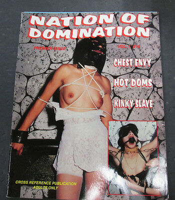 Nation Of Domination Adult Magazine Premiere Issue vol.1 1997 vg 062915lm-ep