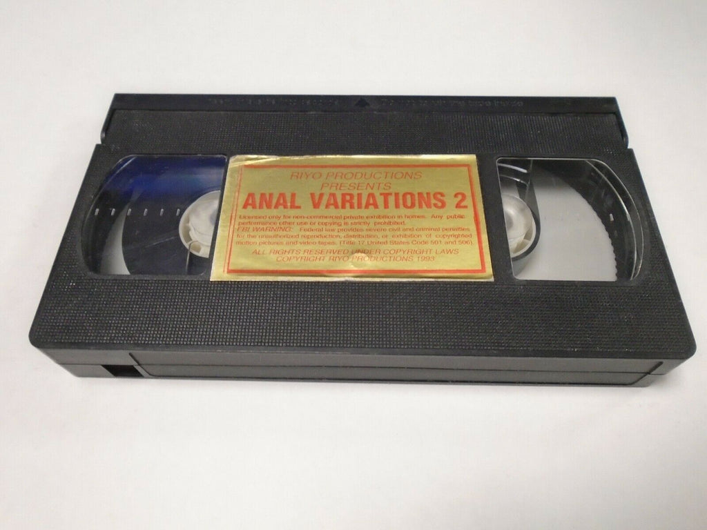 Anal Variations 2 1993 Riyo Productions Adult VHS 051019AMP2