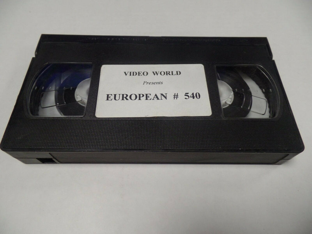Video World Presents European #540 Adult VHS 052119AMP