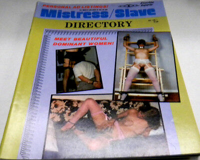 Mistress Directory Adult Magazine 1986 nm 112513lm-ep
