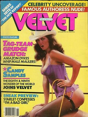 Velvet Magazine Candy Samples/ Brigitte Monet November 1981 073118lm-ep