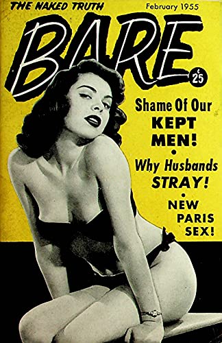 Bare Cheesecake Digest Covergirl Scarlett Rebel / Gay Dawn February 1955