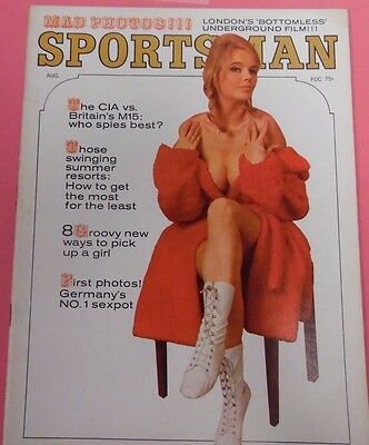 Sportsman Busty Vintage Magazine Yoko Ono August 1967 082313lm-epa