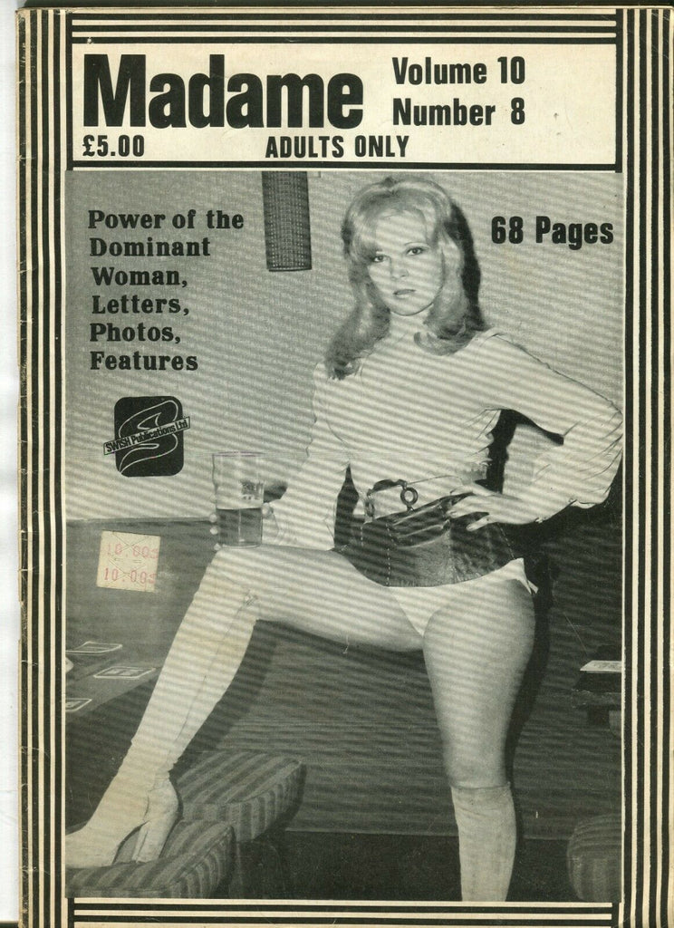 Madame Magazine Power Of The Dominant Woman vol.10 #8 1960's 080619lm-ep