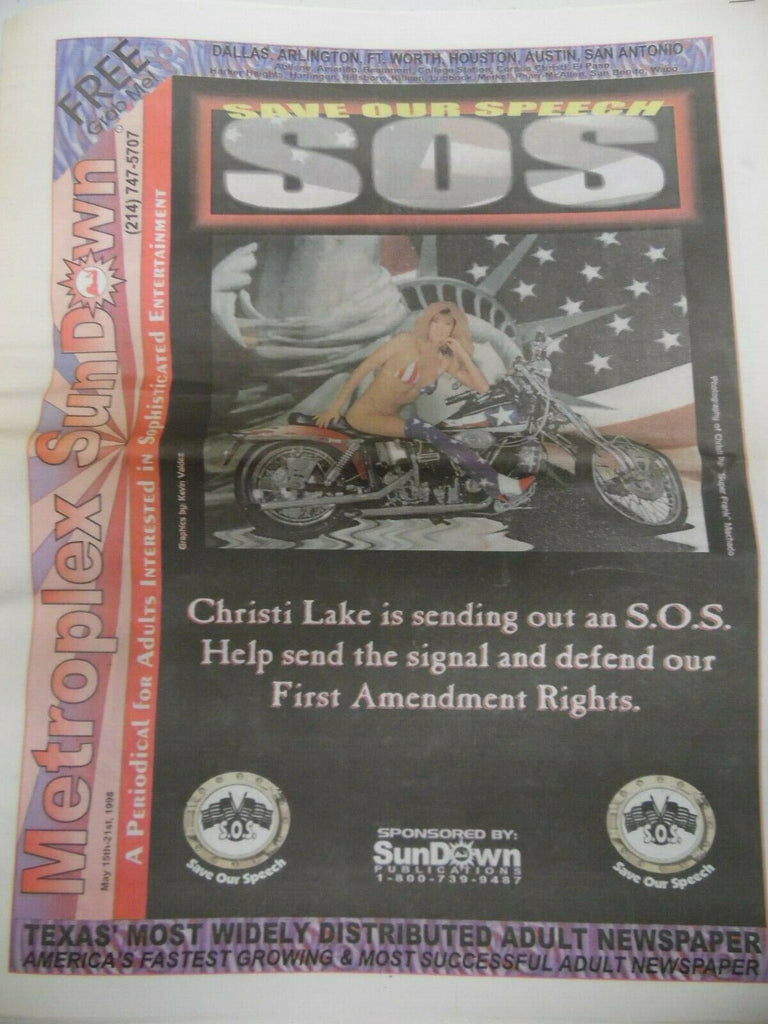 Metroplex Sun Down Newspaper Christi Lake May 15-21, 1998 050619lm-ep2