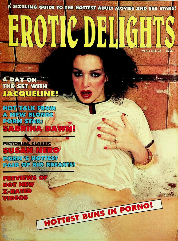 Erotic Delights Magazine Susan Nero /Sabrina Dawn vol.1 #23 1980s 081220lm-ep