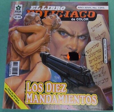POLICIACO- LOS DIEZ MANDAMIENTOS Spanish Comic Novel #1293 070617lm-ep2