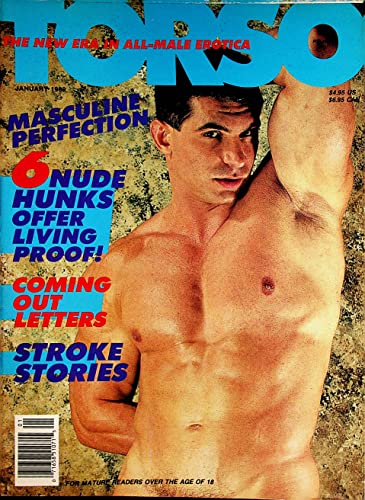 Torso Gay Men's Magazine Masculine Perfection January 1989