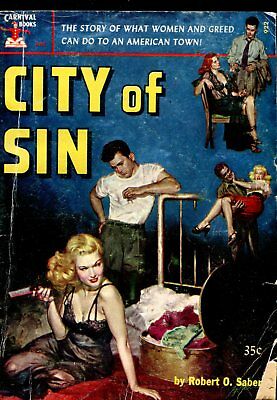 City Of Sin Novel by Robert O. Saber 1953 032618lm-ep2