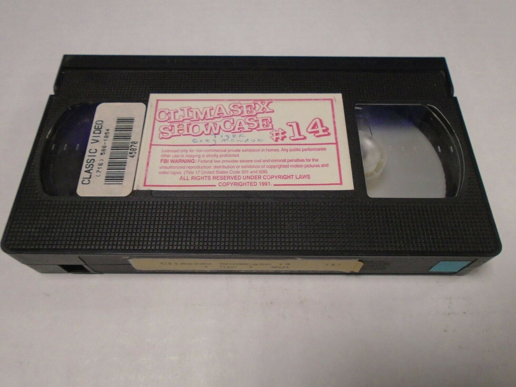 Climasex Showcase #14 Greg Monroe 1991 Adult VHS 032119AMP