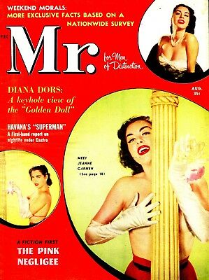 Mr. Magazine Jeanne Carmen / Diana Dors August 1959 060918lm-ep