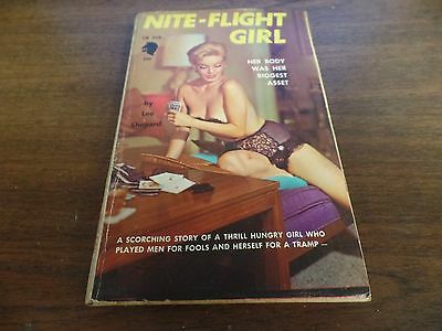 Nite-Flight Girl Lee Shpard 1962 157 pages Erotic Novel 120915ame2