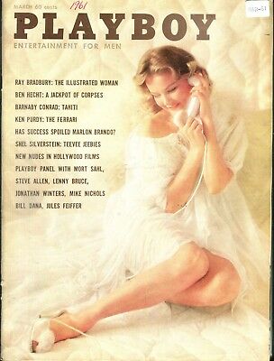 Playboy Magazine Marlon Brando March 1961 061518lm-ep