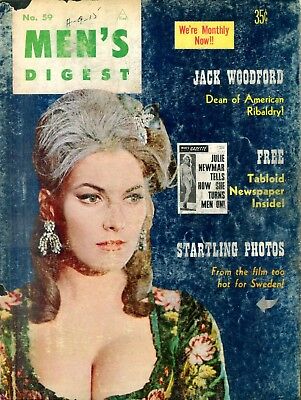 Mens Digest Magazine Julie Newmar #59 October 1965 032118lm-ep