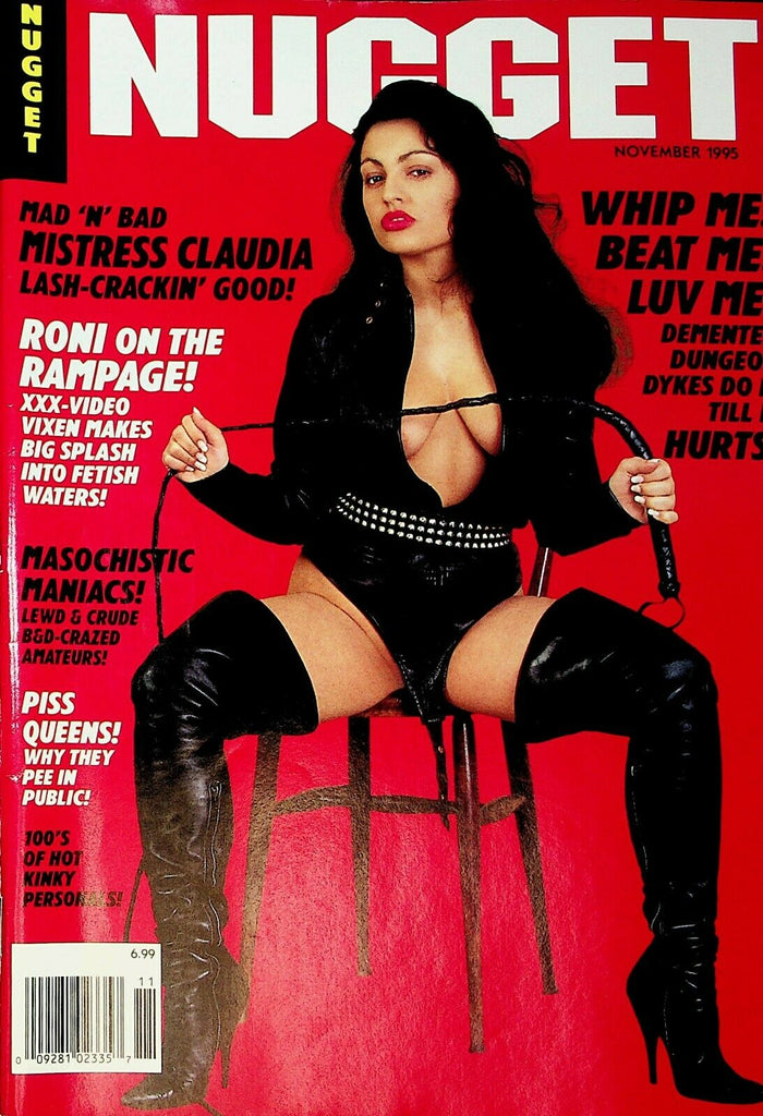 Nugget Magazine Mistress Claudia November 1995 102420lm-ep