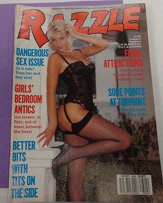 Razzle Busty Adult Magazine Paul Raymond vol.6 #4 1988 110215lm-ep