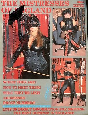 The Mistresses Of England Fetish Magazine Vanessa #1 1990 041918lm-ep2