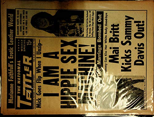 The National Tattler Adult Newspaper Mick Jagger / Sammy Davis and Mai Britt January 14, 1968