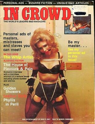 In Crowd Bondage Magazine Pleasure & Pain #1 1977 050318lm-ep