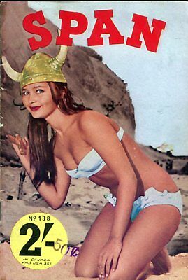 Span Pin-Up Girls Digest Grete Heinz #138 February 1966 122817lm-ep