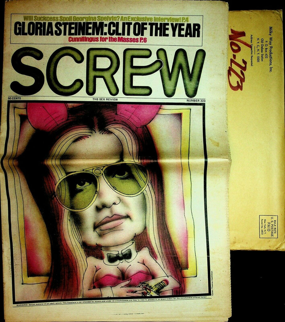 Screw Newspaper Will Suckcess Spoil Georgina Spelvin? #223 July 1973 062420lm-ep