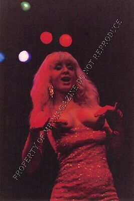 Nina Hartley Candid Original 4x6 Photo 1990s Performing Nude at Live Show 353ig