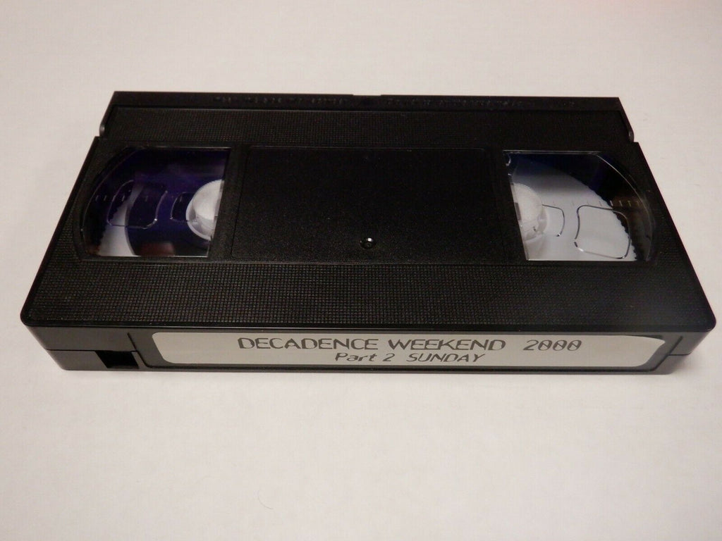Decadence Weekend 2000 Pt 2 Sunday Gay Male Adult VHS 123019AMP3