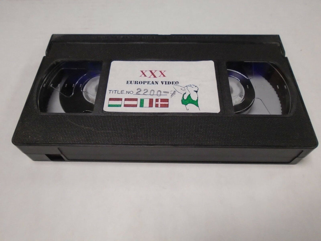 European Video 2200 Horniest XXX Models Europe Vintage Adult VHS 011619AMP