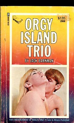 Orgy Island Trio Adult Novel by Jack Barnman 1970 Star Books 121617lm-ep