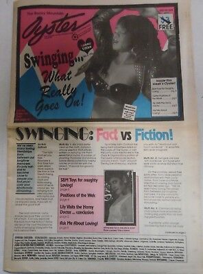 Oyster Adult Newspaper Swinging: Fact vs. Fiction February 1994 052618lm-ep