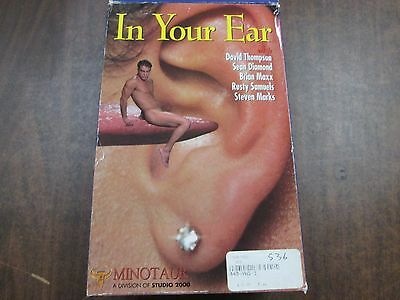 In Your Ear David Thompson Sean Studio 2000 Gay Male VG Adult VHS 051215amp3