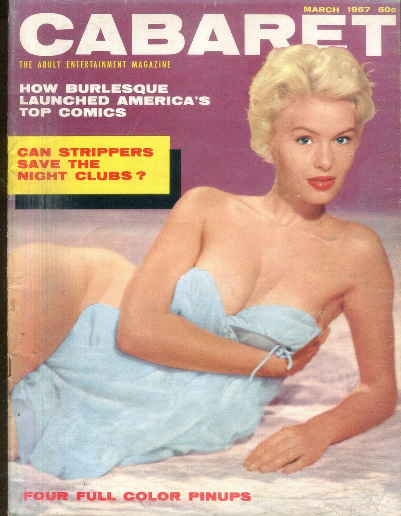 Unbranded Cabaret Magazine Anita Eckberg / Evelyn West March 1957 031419lm-ep - Used