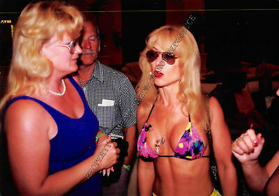 Nina Hartley Candid Original 3.5x5 Photo 1990s In Bikini Outdoors Sexy 145ih