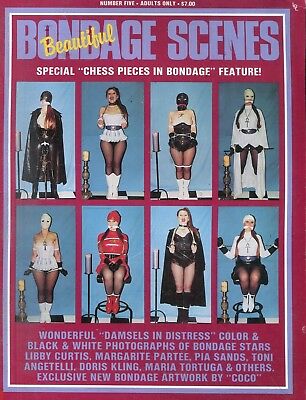 Beautiful Bondage Scenes Magazine Pia Sands #5 1984 042318lm-ep2 - Used
