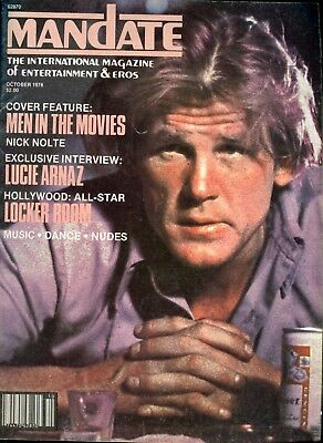 Mandate Gay Magazine Nick Nolte October 1978 112417lm-ep