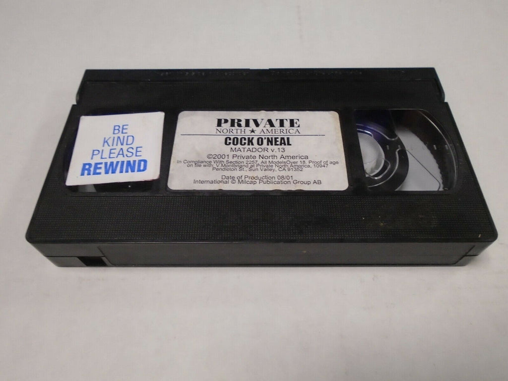 Cock O'Neal Matador Vol 13 Private North America 2001 Adult VHS 031219AMP