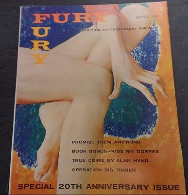 Fury Busty Adult Magazine 20th Anniversary Issue 1962 ex 012016lm-ep