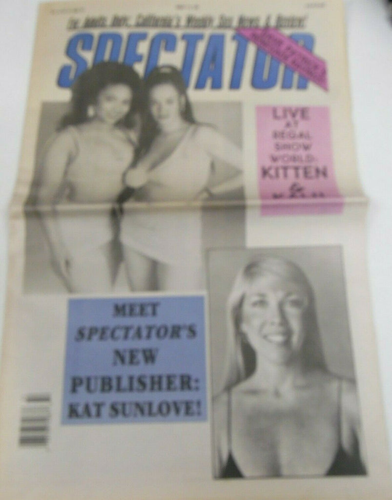 Spectator Newspaper Kitten & Kali March 7-13, 1992 042919lm-ep2