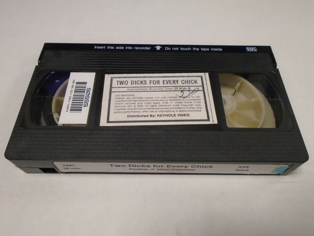 Two Dicks for Every Chick Pauline Nikki Valentine 1991 30m Adult VHS 042319AMP2