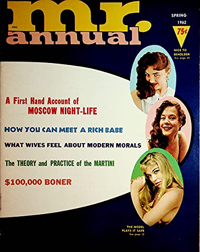 Mr. Annual Men's Magazine Centerfold Girl Ginger Spring 1962