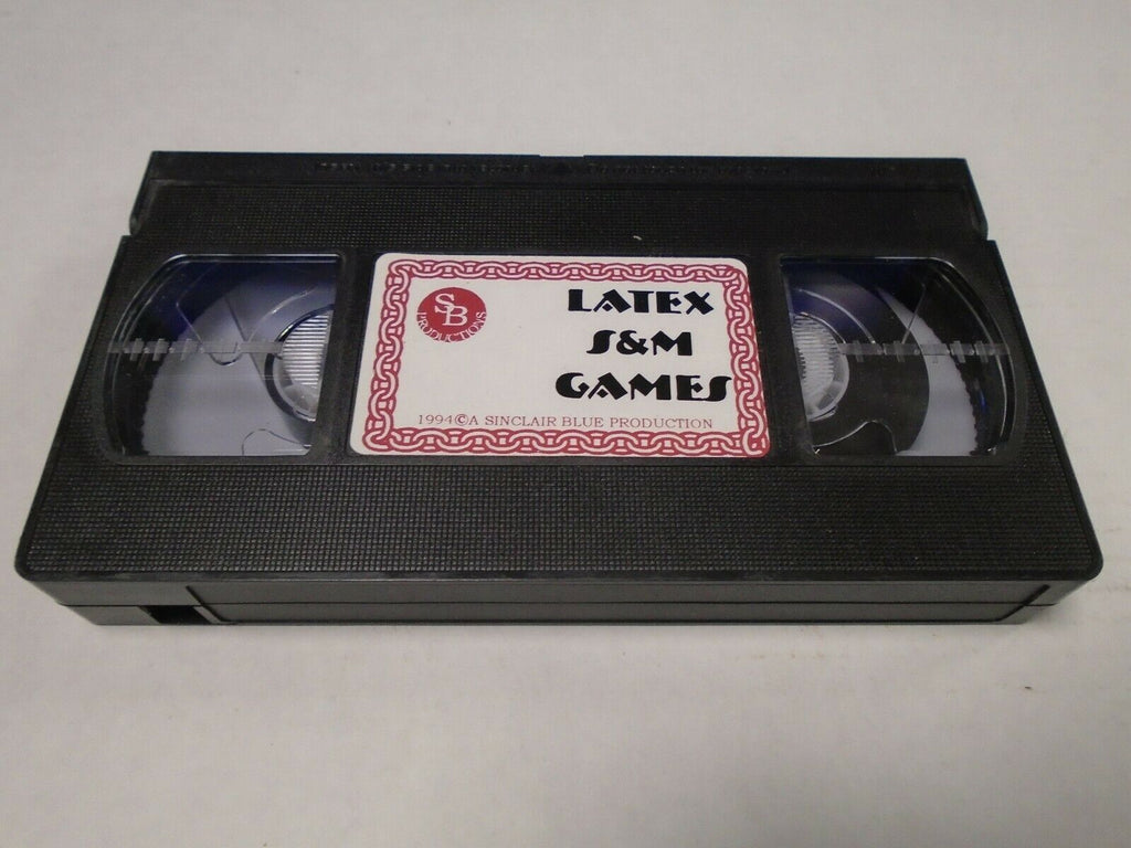 Latex S&M Games 1994 Sinclair Blue Prod Adult VHS 041519AMP3