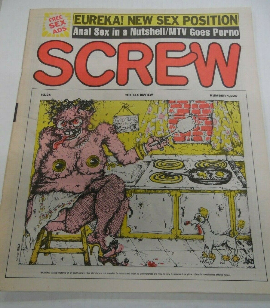 Screw Newspaper New Sex Position #1226 August 31, 1992 121719lm-ep