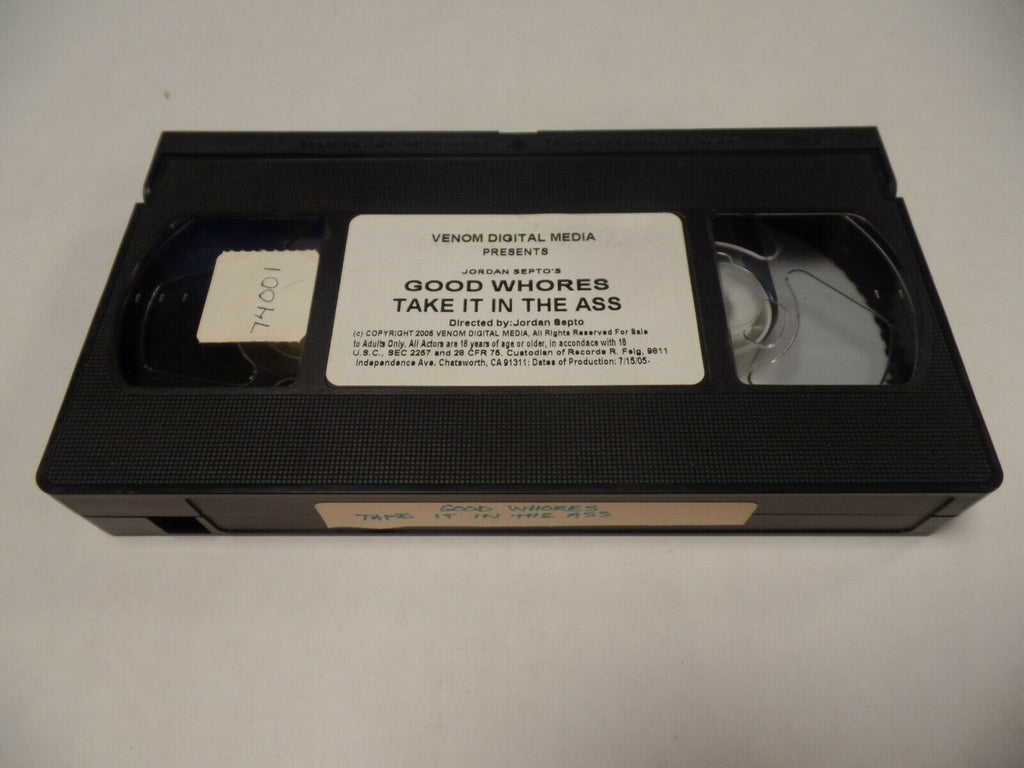 Good Whores Take it in the Ass 2005 Adult VHS 051519AMP